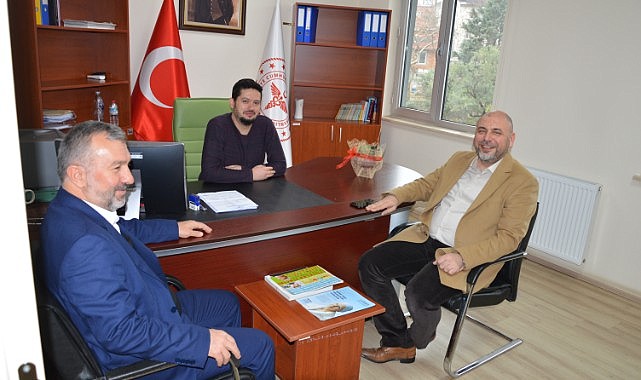 Başkan Aydın İlçe Sağlık Müdürü Hasan Ali Duman’ı Ziyaret Etti.