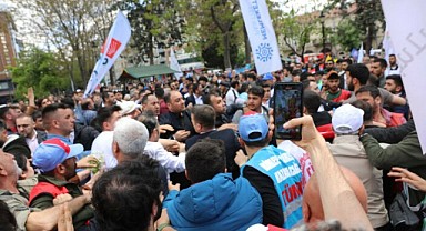 Gaziantep’te 1 Mayıs kutlamalarında Memleket Partililer ile CHP’liler birbirine girdi