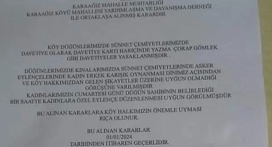 Bursa’daki Bir Köyde Kadın ve Erkeklerin Bir Arada Eğlenmesi Düğünlerde Yasaklandı